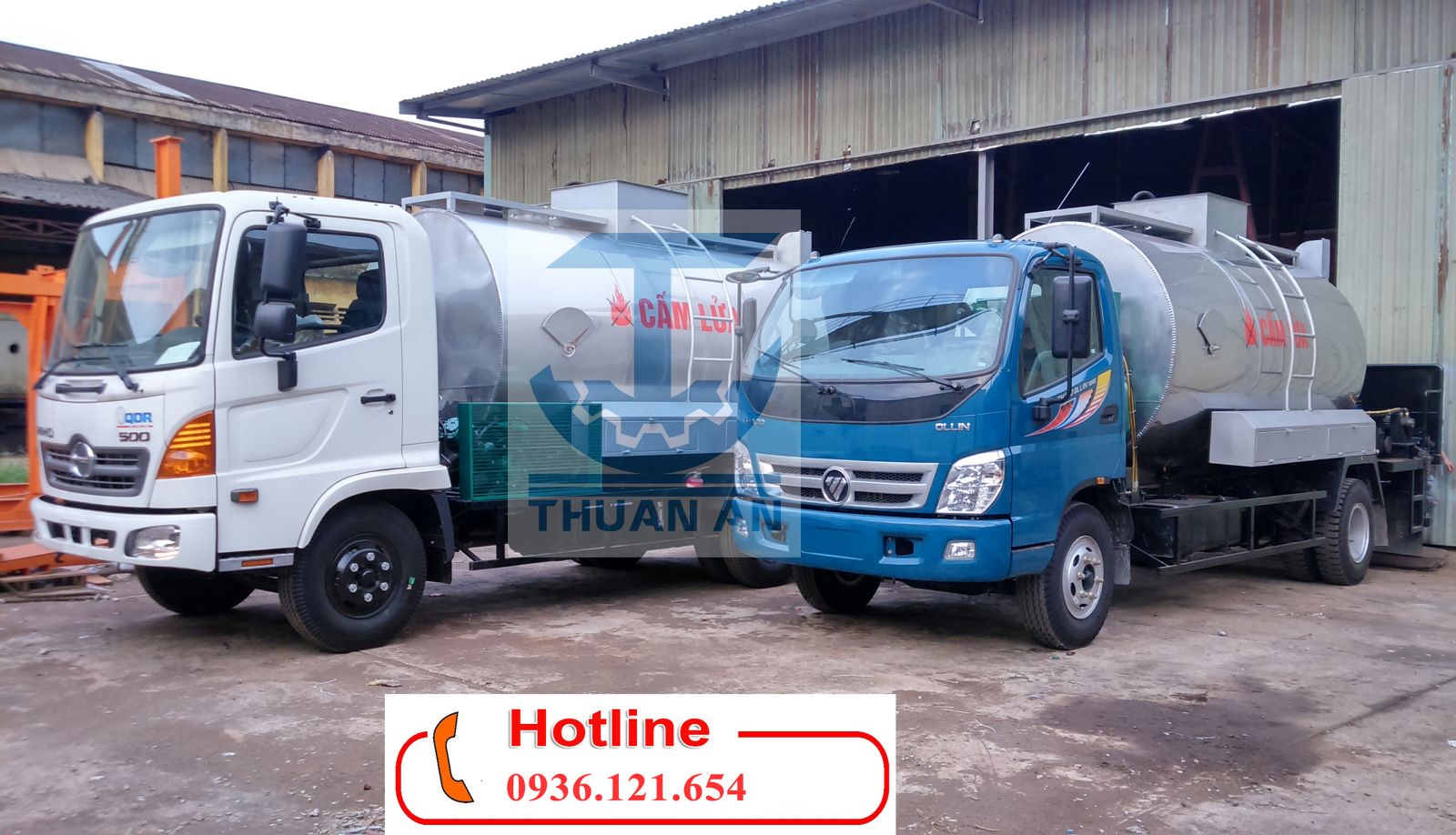 Xe phun tưới nhựa đường